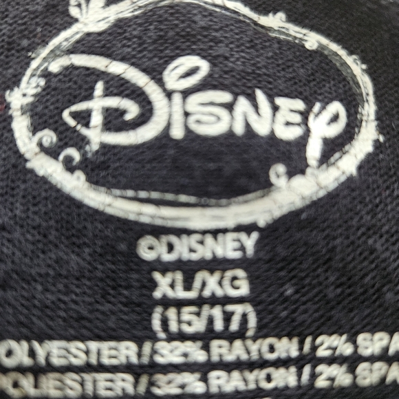 Disney Mickey Minnie Sequined Raglan Crewneck Sweatshirt 15/17 Comfy Romantic - Picture 8 of 8